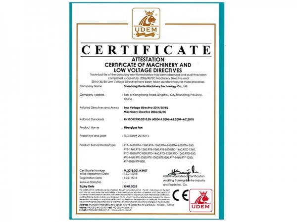 certified product